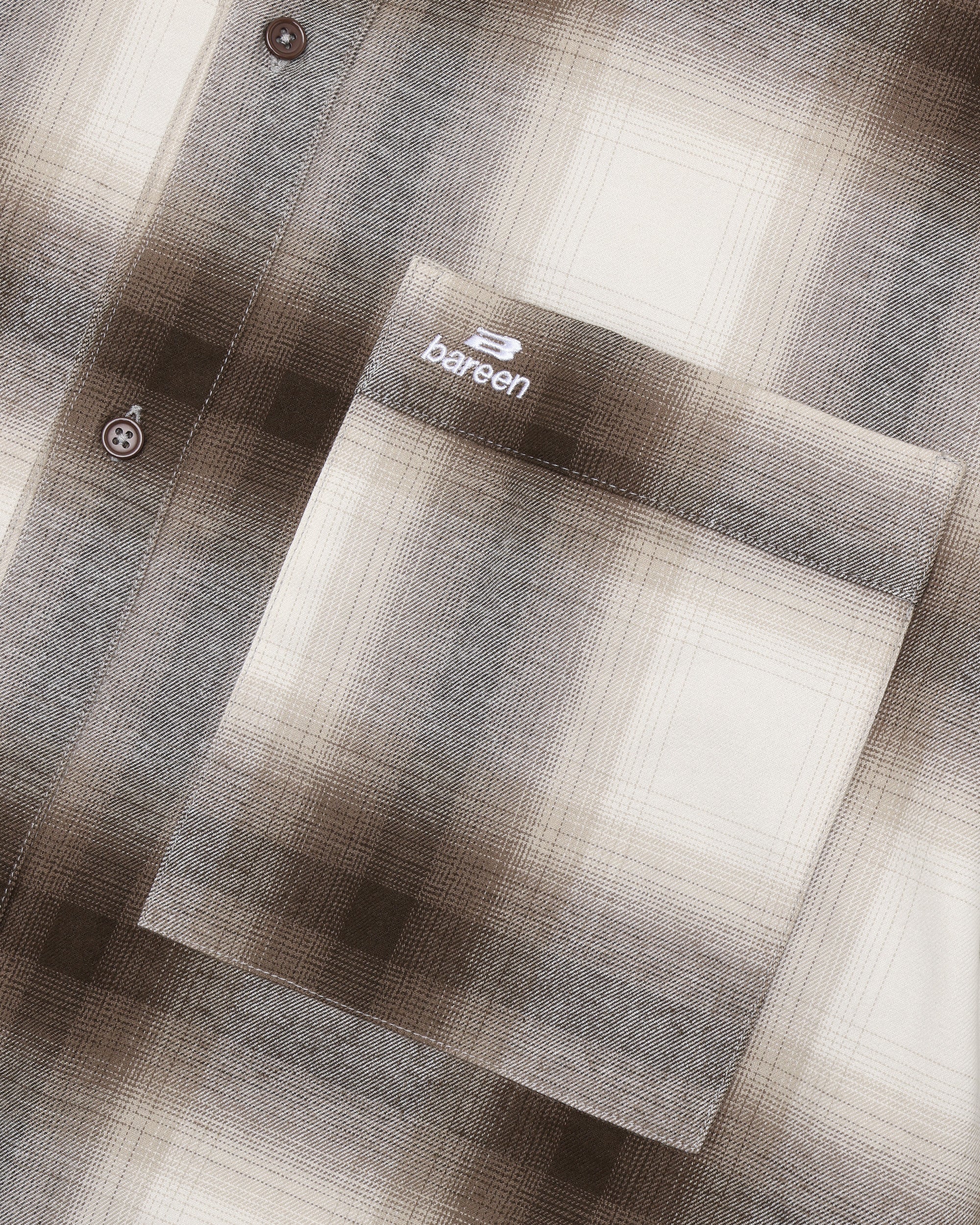 Bareen - Flannel shirt Brown check