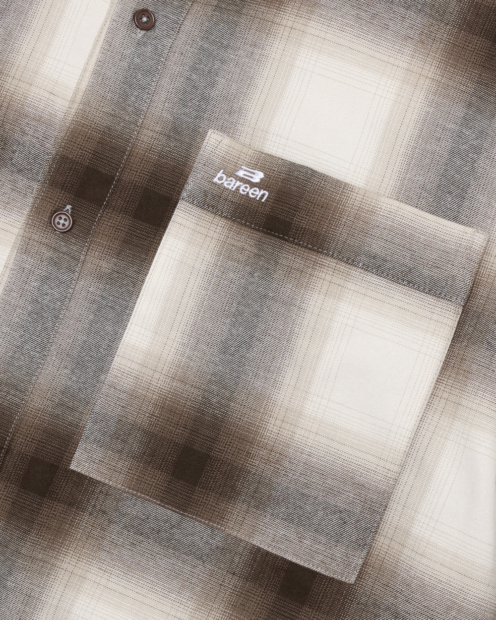 Bareen - Flannel shirt Brown check