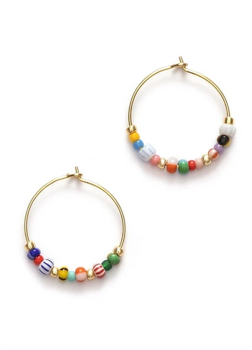 ANNI LU - Golden alaia hoop Gold