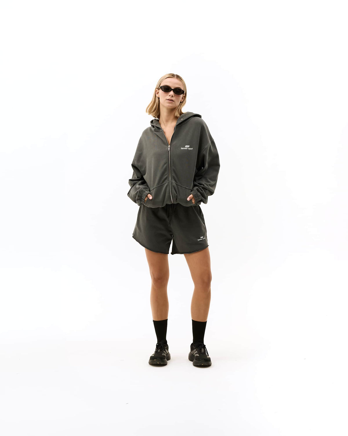 Bareen - Womens active zip hoodie