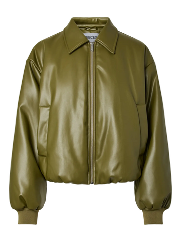 Pieces - PClara bomber jacket Sphagnum
