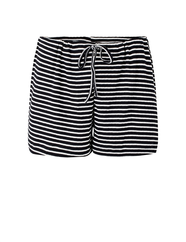 NPS - 101 Nova shorts stripes Black/ecru