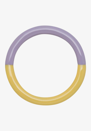 Lulu Copenhagen - Double Color Ring Bright Yellow - Lavender