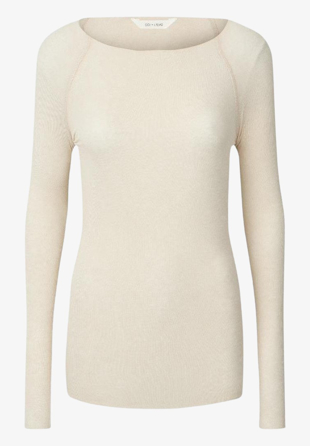gai + lisva - Amalie L/S Wool Top Off White