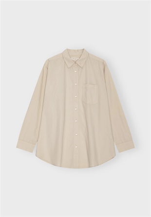 Moshi Moshi mind - Gaia poplin shirt Pure beige