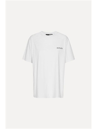 Rotate - Jersey oversized t-shirt Bright white