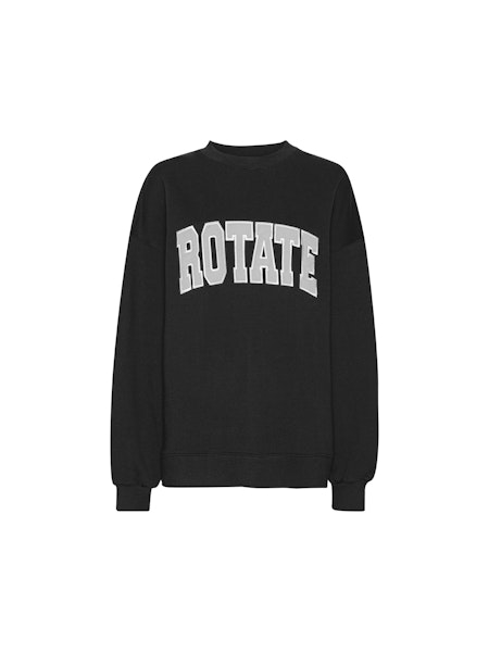 Rotate - Heavy sweat crewneck Black