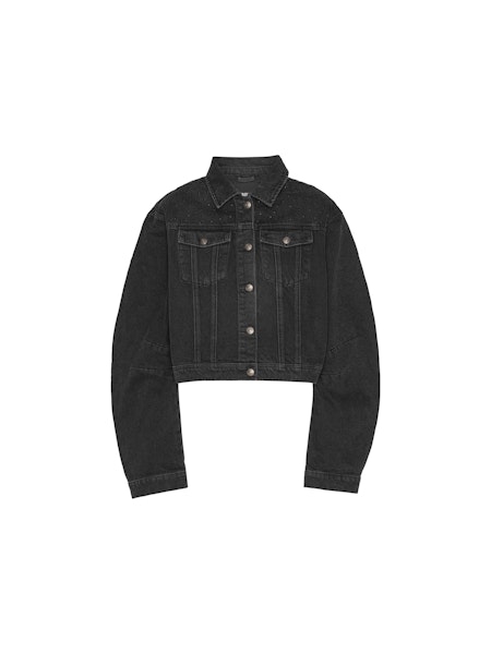 Rotate - Denim oversized jacket