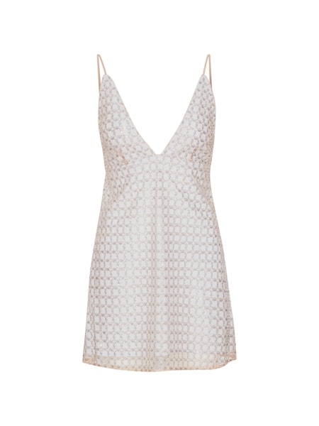 Rotate - Beaded A-line mini dress 