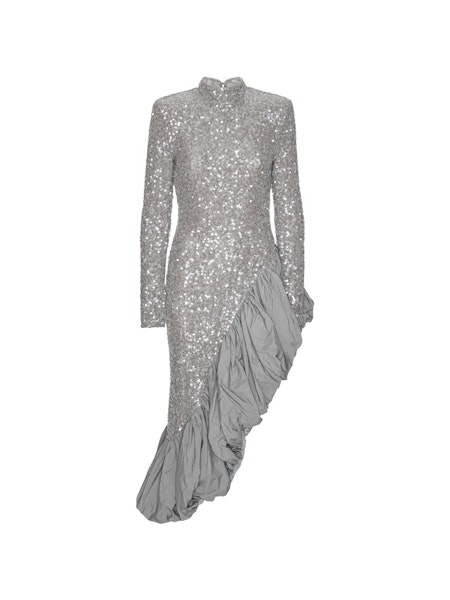 Rotate - Sequin asymmetric dress