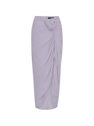 Rotate - Crepe knot skirt