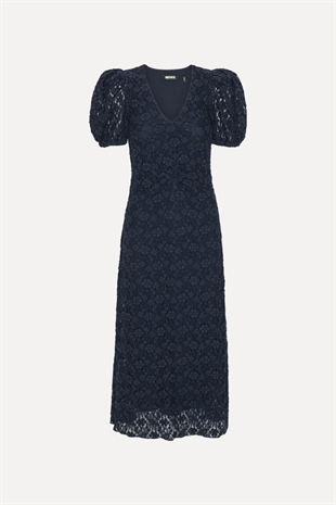 Rotate - Lace puff sleeve dress