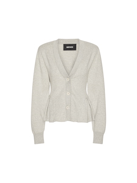 Rotate - Peplum knit cardigan