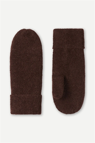 Samsøe samsøe - Nor mittens Black coffee