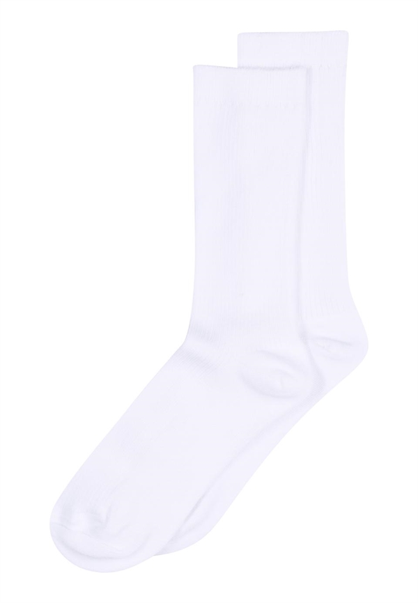 MP - Fine cotton rib socks White