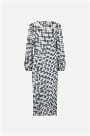 Samsøe samsøe - Saelvira dress Blue iron check