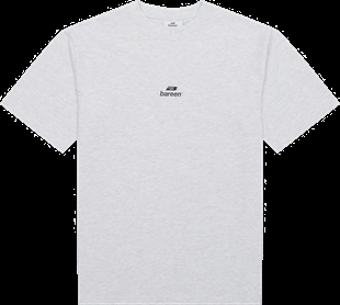 Bareen - Box fit t-shirt logo Cloudy grey
