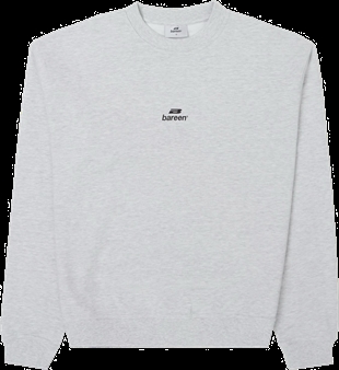 Bareen - Oversized crewneck Cloudy grey