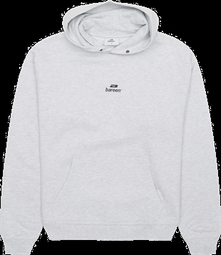 Bareen - Oversize hoodie logo Cloudy grey