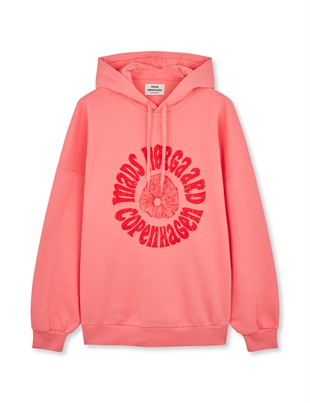 Mads Nørgaard - Harvey hoodie organic sweat Shell pink