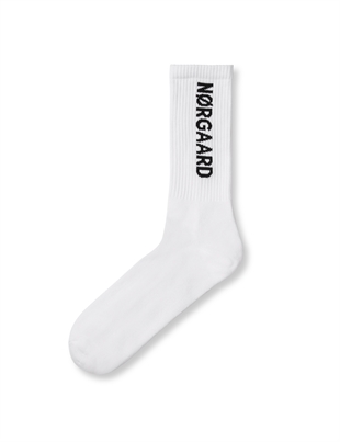 Mads Nørgaard - Cotton tennis sock White