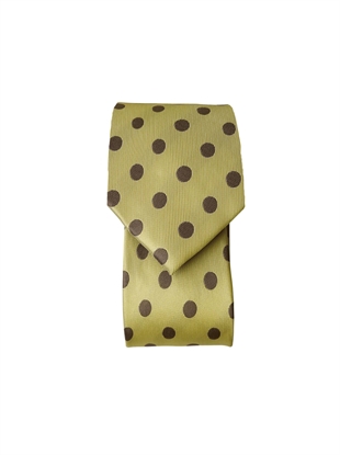 Black colour - BClulu tie Lime dot
