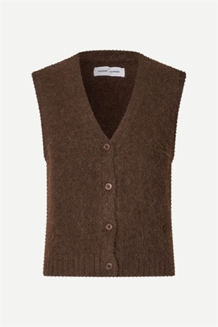 Samsøe samsøe - Sajeanne vest Black coffee