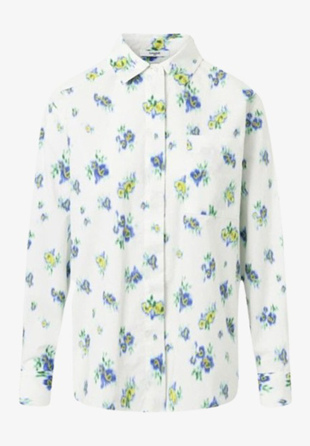 Lovechild - Eleanor Shirt Ikat Fleur Blue