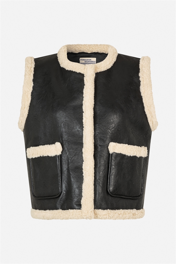 Baum und Pferdgarten - Bellis waistcoat Black