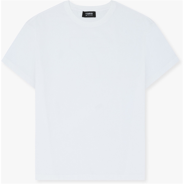 7 days active - Organic oversize tee White