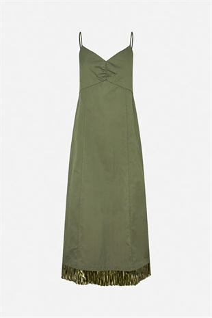 Baum und Pferdgarten - Atelia dress  Four leaf clover green