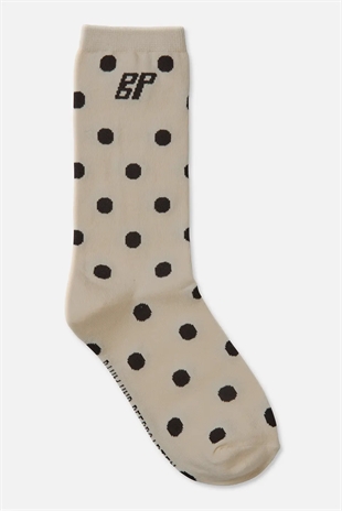 Baum und Pferdgarten - Ling socks Creme dot