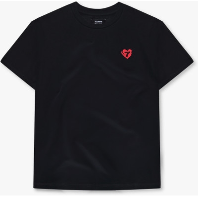 7 days active - Organic heavy boxy tee Black