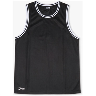 7 days active - Mesh tanktop Black