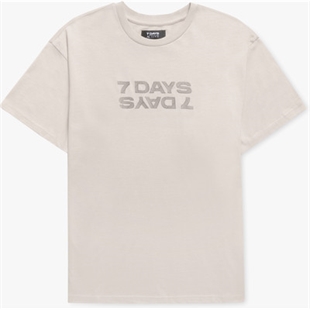 7 days active - Organic regular tee Silver gray