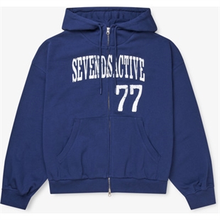 7 days active - Organic full zip hoodie