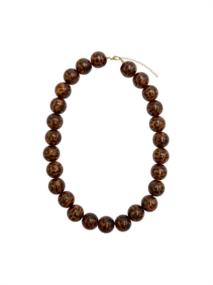 Black colour - BCnilu necklace Coffee leo 