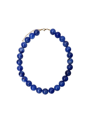 Black colour - BCmilova necklace Lapis blue