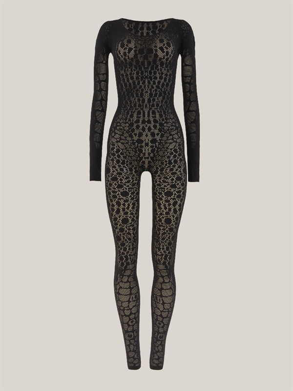 Wolford - Reptile net jumpsuit 