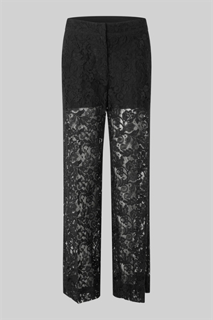 Second female - Border trousers Black 