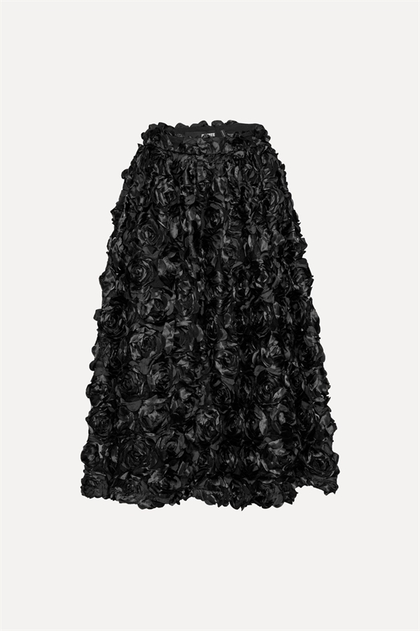 Rotate - Maxi sun skirt Black