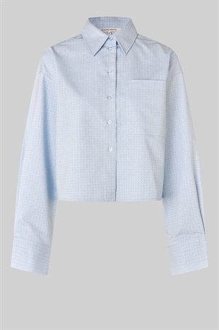 Second female - Joza cropped shirt Light blue