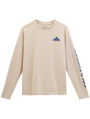 Halo - Shores LS t-shirt Oyster gray