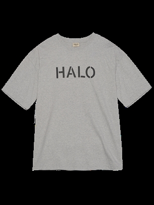 HALO - Uniform boxy t-shirt Light grey mel