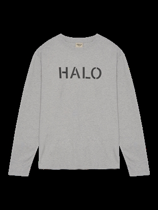 HALO - Uniform LS t-shirt Light grey mel