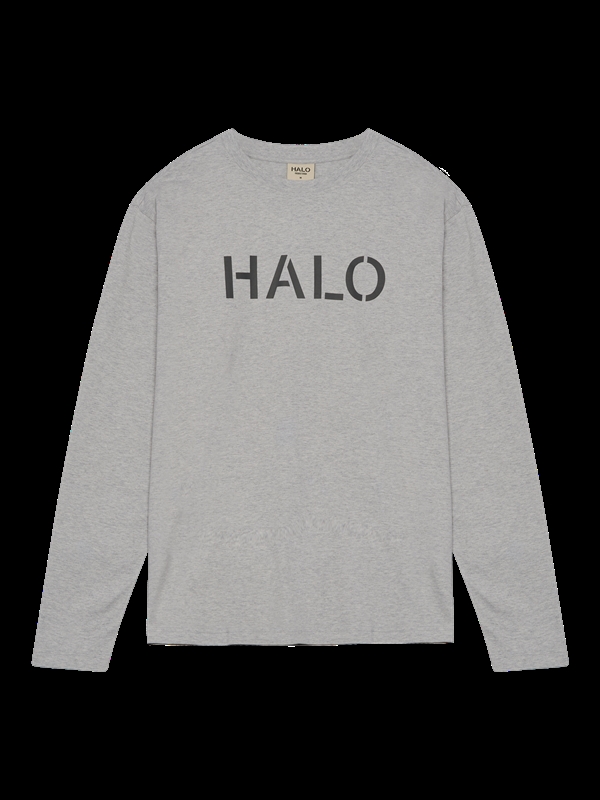 HALO - Uniform LS t-shirt Light grey mel