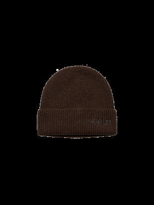 HALO - Wool rib beanie Bracken