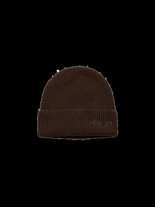 HALO - Wool rib beanie Bracken