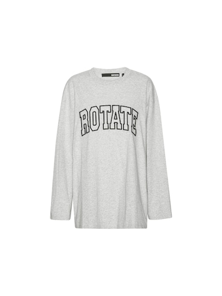 Rotate - Jersey LS t-shirt Light grey 