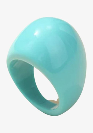 Chunky Ring Bubble Turquoise